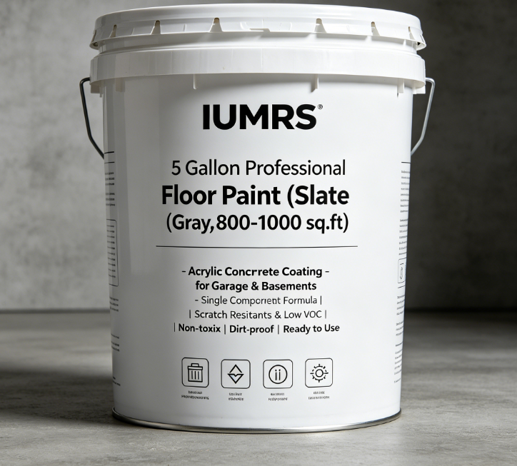 5 Gallon Professional Floor Paint (Slate Gray)