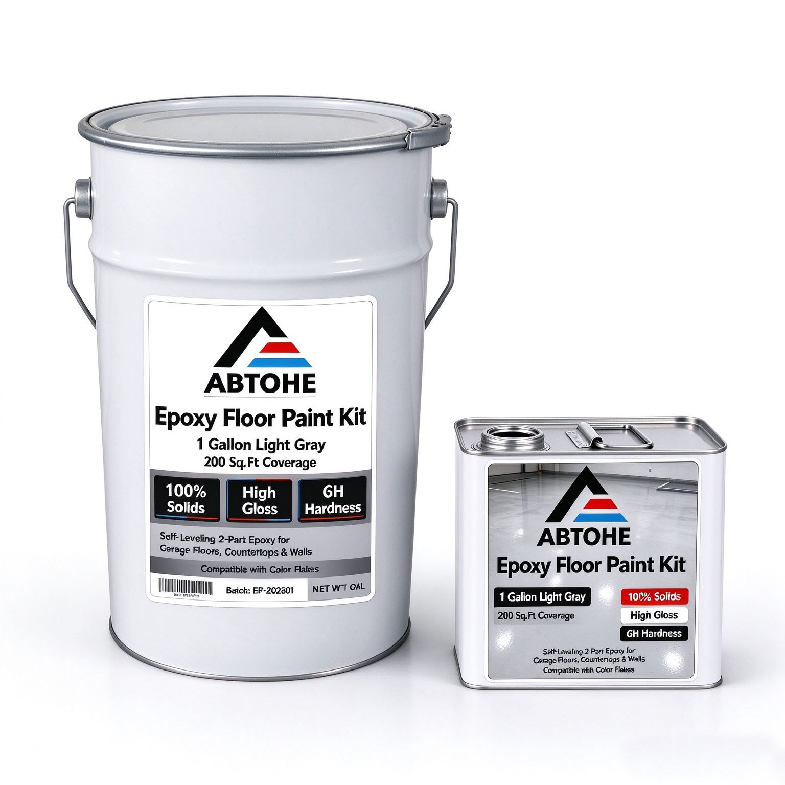 FUYUHUAXUE Epoxy Floor Paint Kit