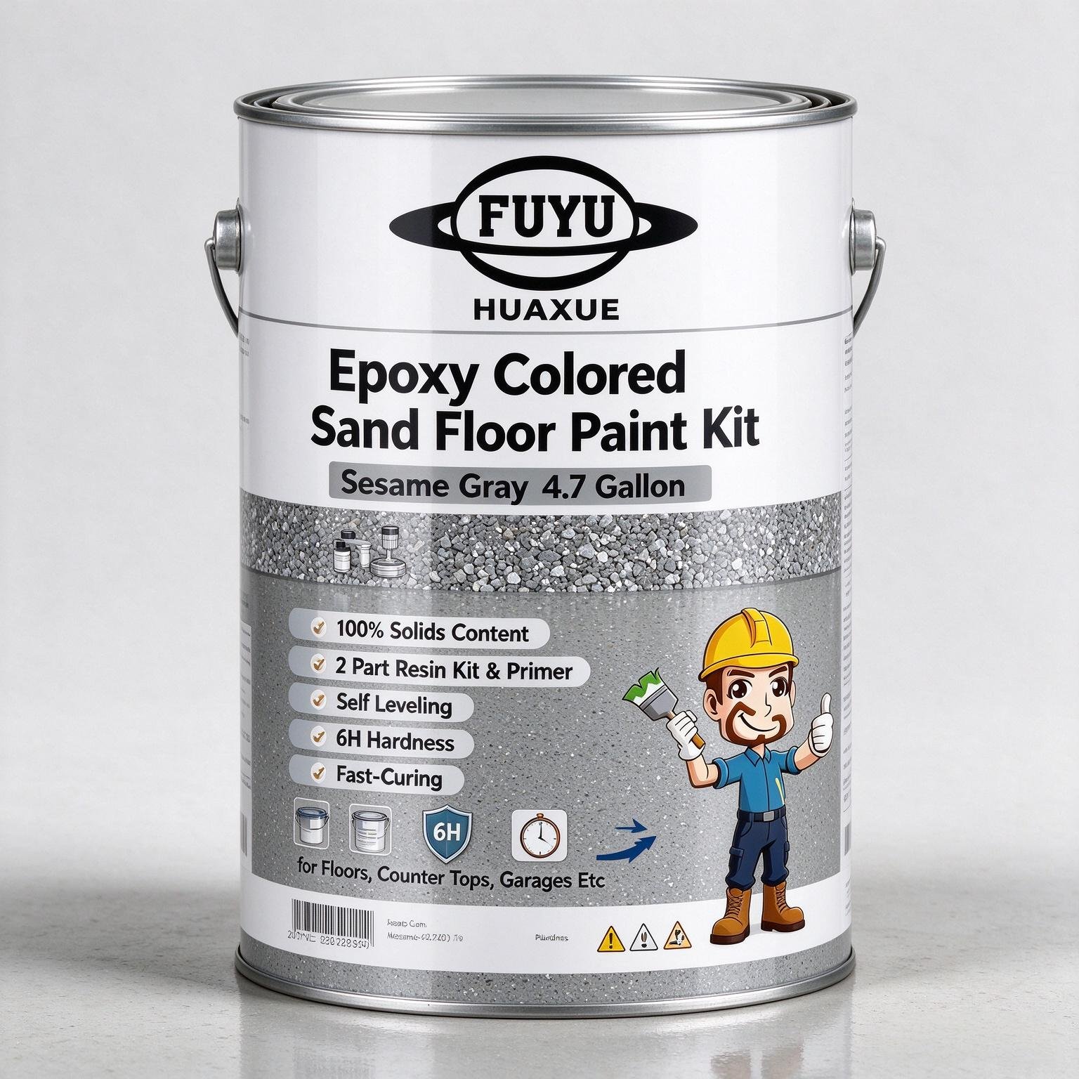 Epoxy Colored Sand Floor Paint Kit