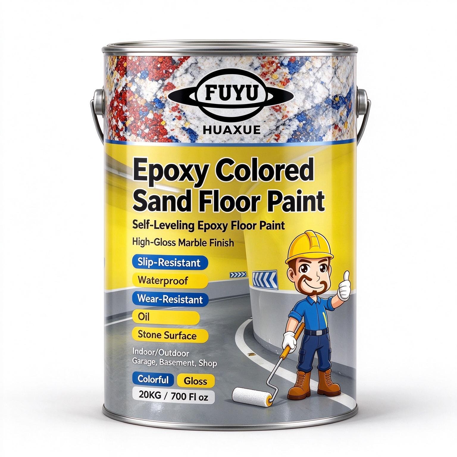 Epoxy Colored Sand Floor Paint