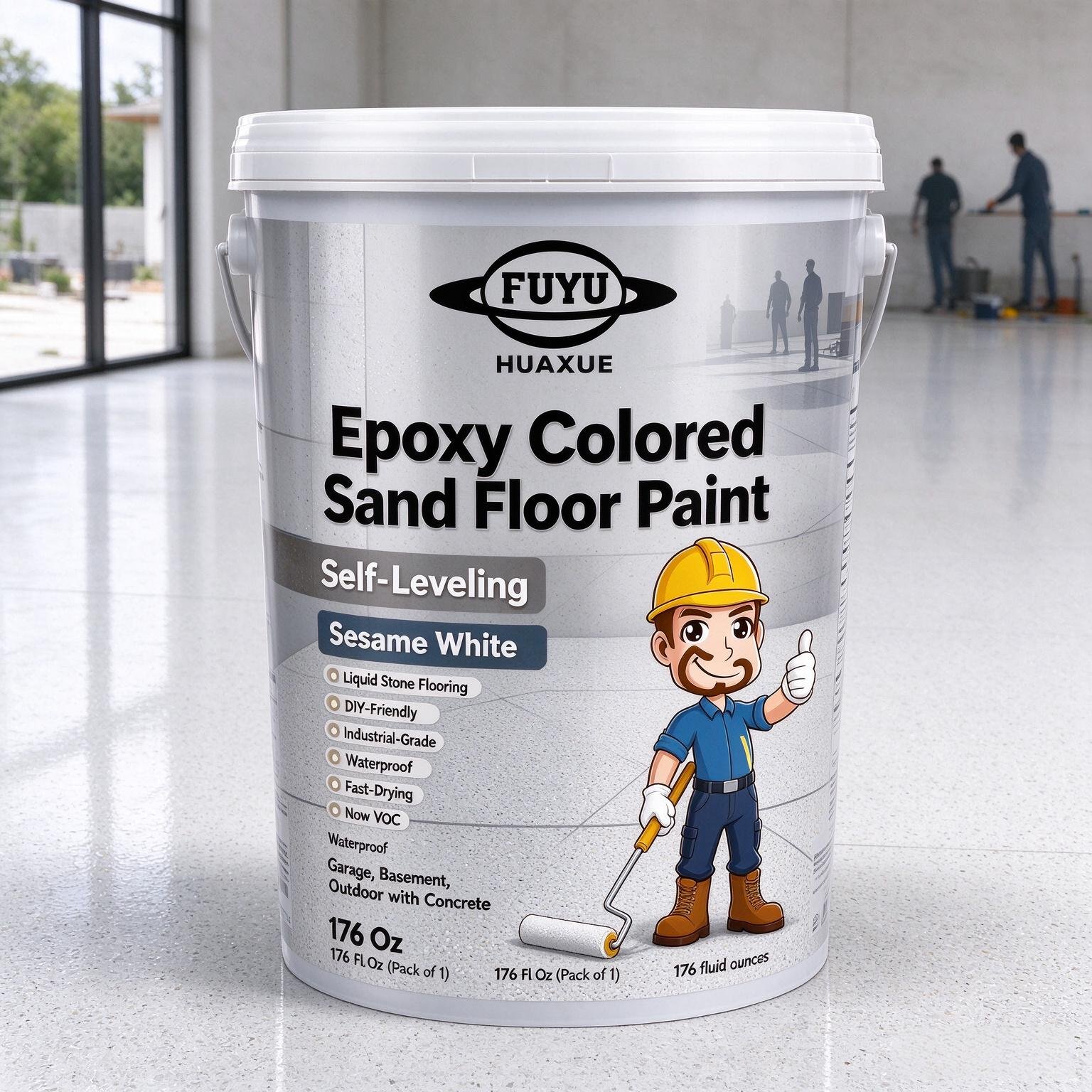 Epoxy Colored Sand Floor Paint