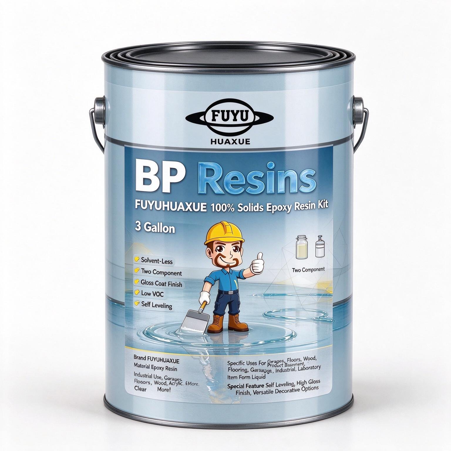 100% Solids Epoxy Resin Kit (3 Gallon)