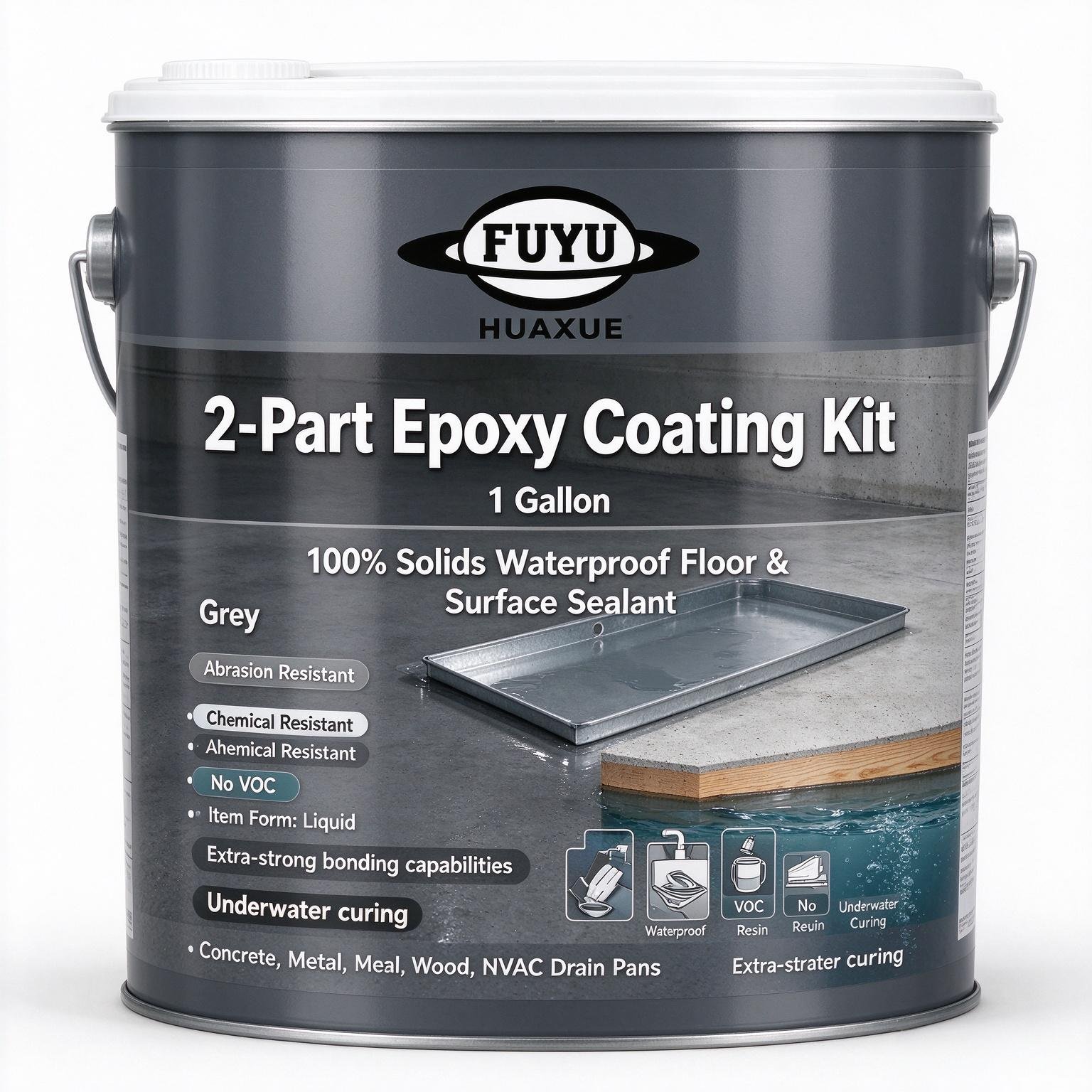 2-Part Epoxy Coating Kit (1 Gallon)