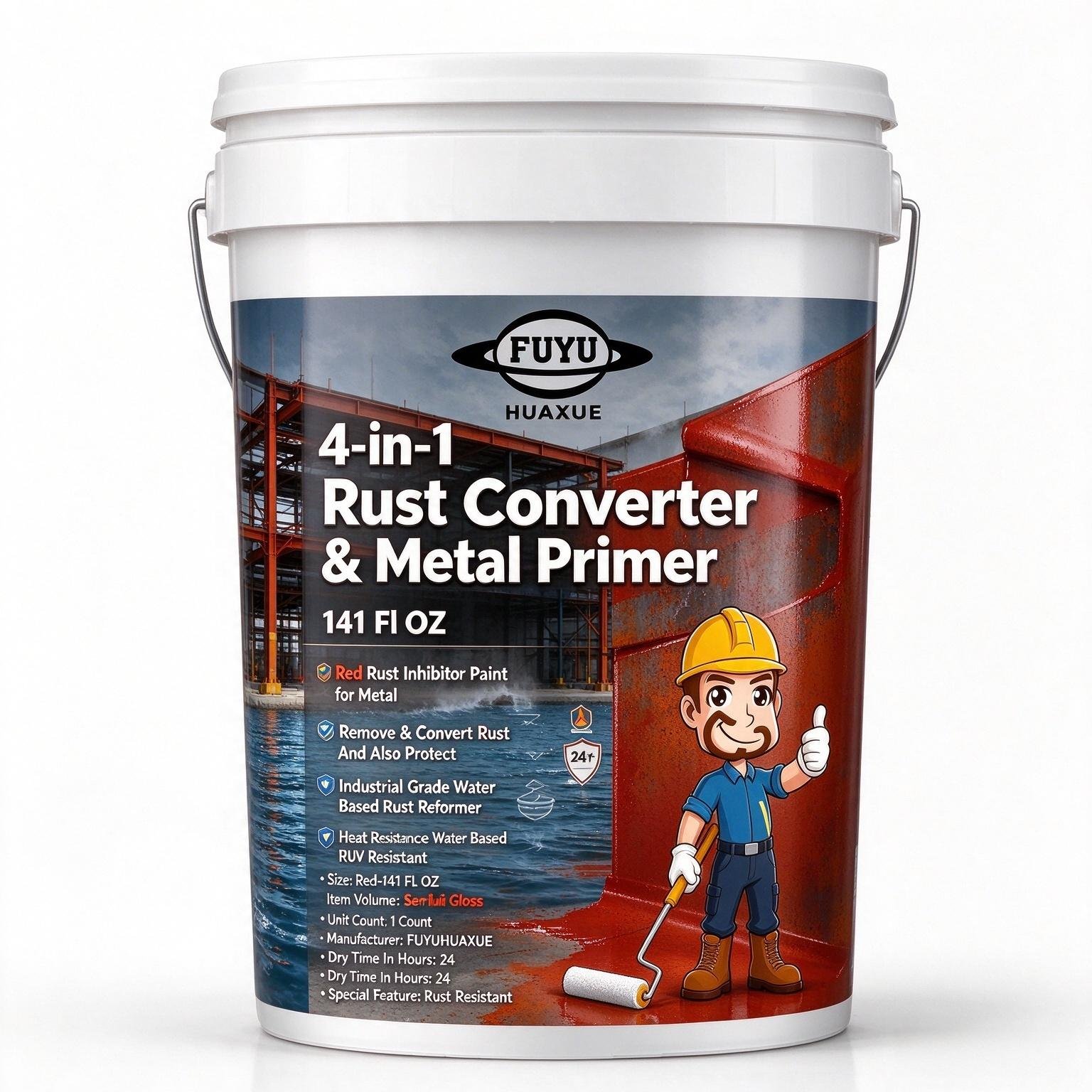 4-in-1 Rust Converter & Metal Primer