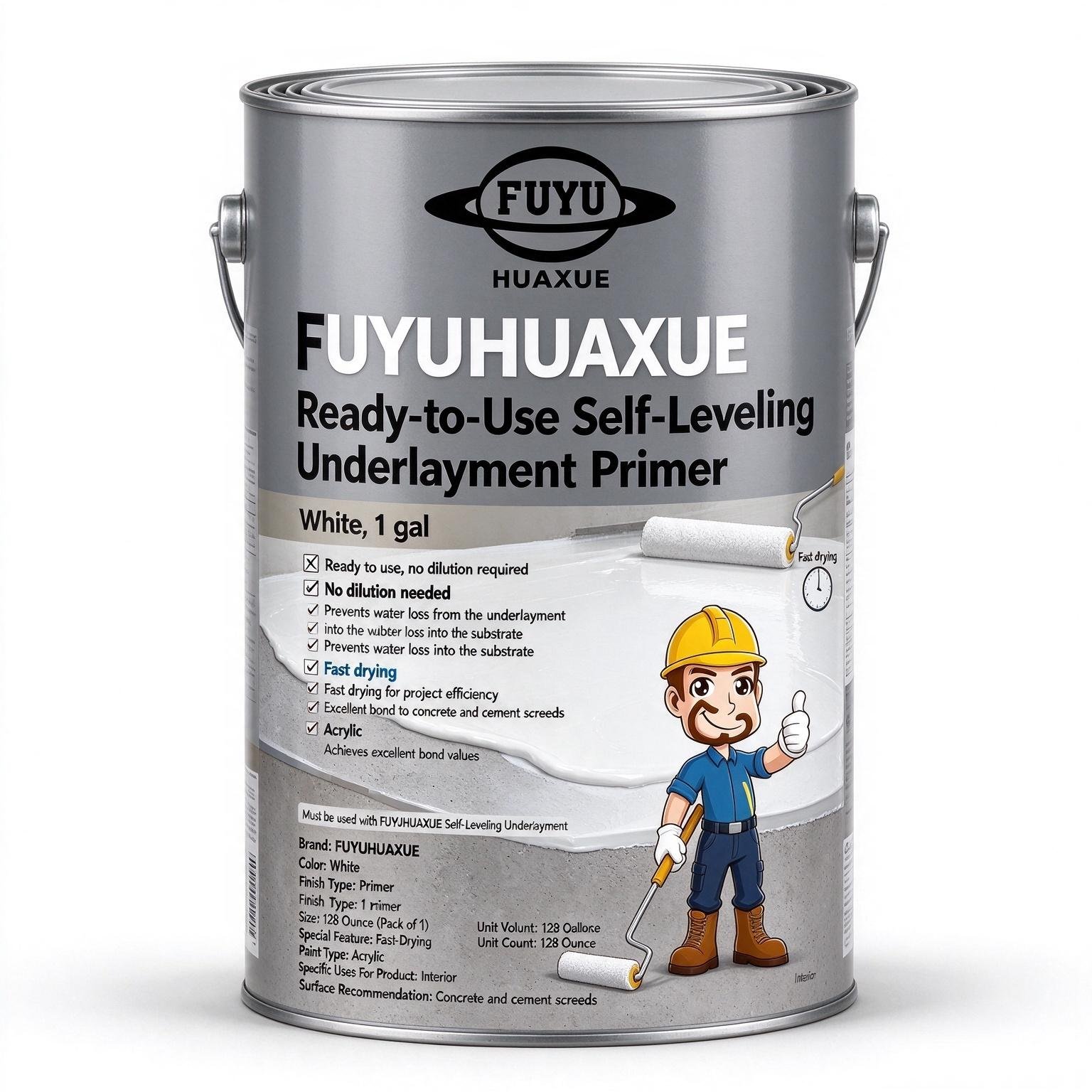 FUYUHUAXUE Ready-to-Use Self-Leveling Underlayment Primer